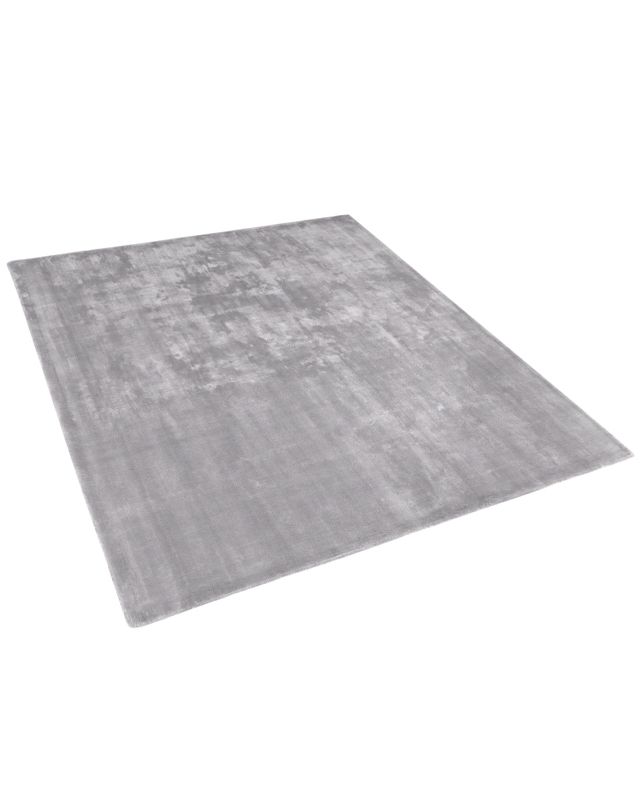 Dywan z wiskozy 200 x 200 cm jasnoszary Gesi ii 1 szt.