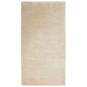 Dywan z wiskozy 80 x 150 cm beżowy Gesi ii 1 szt.