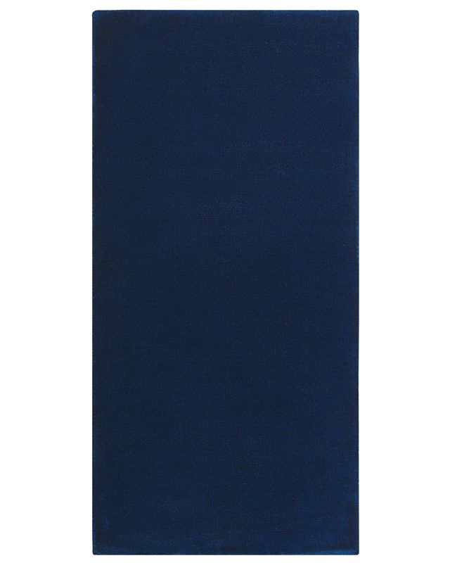 Dywan z wiskozy 80 x 150 cm granatowy Gesi ii 1 szt.