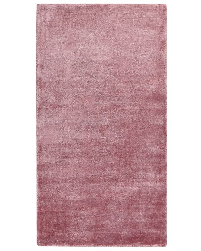 Dywan z wiskozy 80 x 150 cm różowy Gesi ii 1 szt.