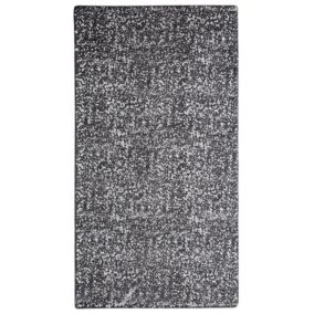 Dywan z wiskozy 80 x 150 cm szaro-srebrny Esel 1 szt.