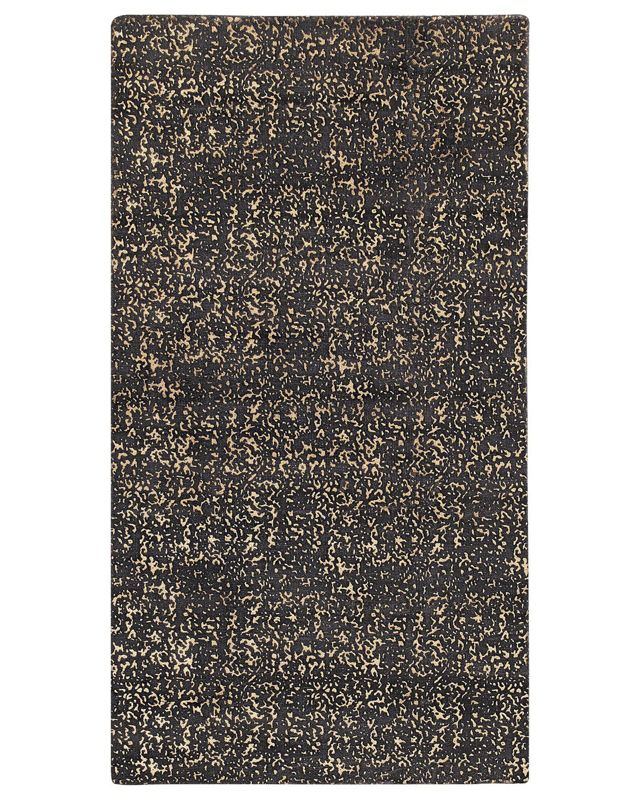 Dywan z wiskozy 80 x 150 cm szaro-złoty Esel 1 szt.