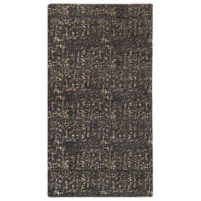 Dywan z wiskozy 80 x 150 cm szaro-złoty Esel 1 szt.