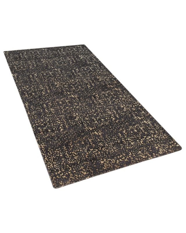 Dywan z wiskozy 80 x 150 cm szaro-złoty Esel 1 szt.