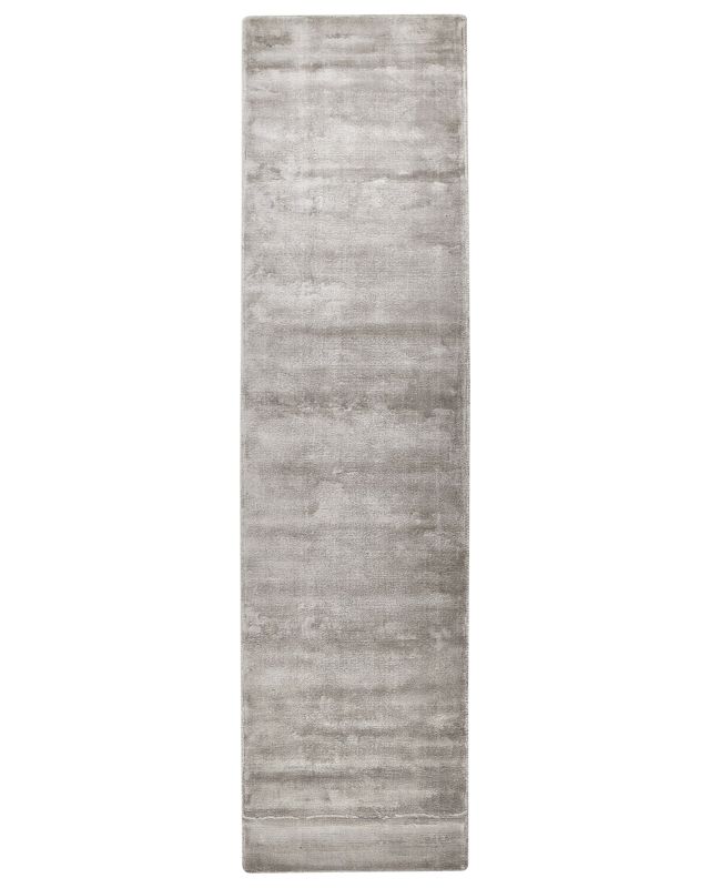 Dywan z wiskozy 80 x 300 cm jasnoszary Gesi ii 1 szt.