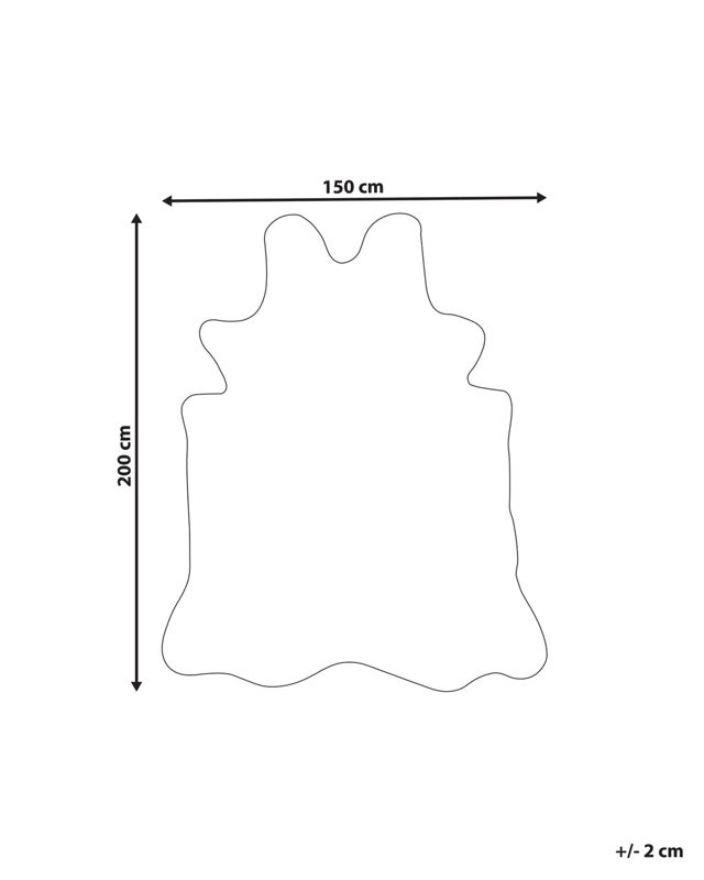 Dywan ze sztucznego futra 150 x 200 cm brązowy Knoll 1 szt.