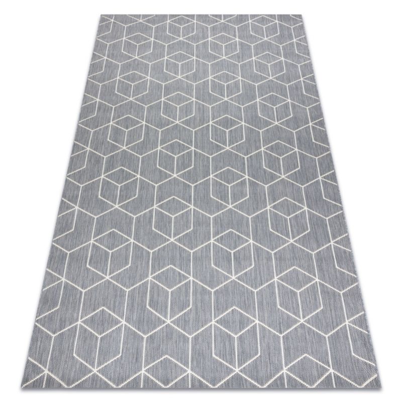 Dywan zewnętrzny Flat RugsX 120x170 cm szary B599 1 szt.