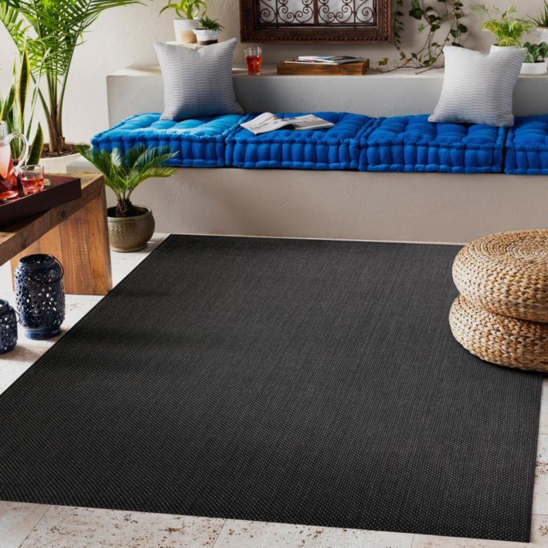 Dywan zewnętrzny Flat RugsX 200x290 cm czarny B363 1 szt.