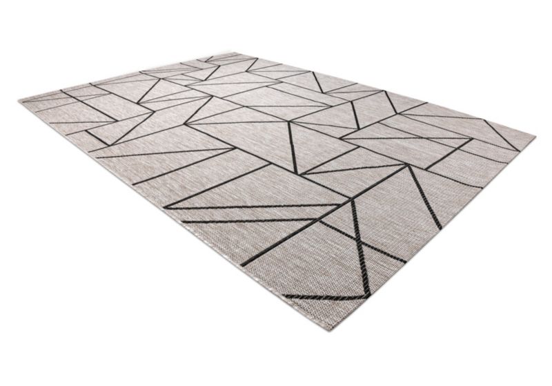 Dywan zewnętrzny Floorlux RugsX 120x170 cm szary DEV1217 1 szt.