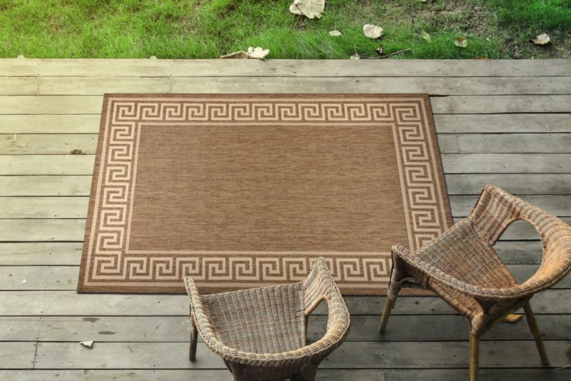 Dywan zewnętrzny Floorlux RugsX 140x200 cm brąz DEV338 1 szt.