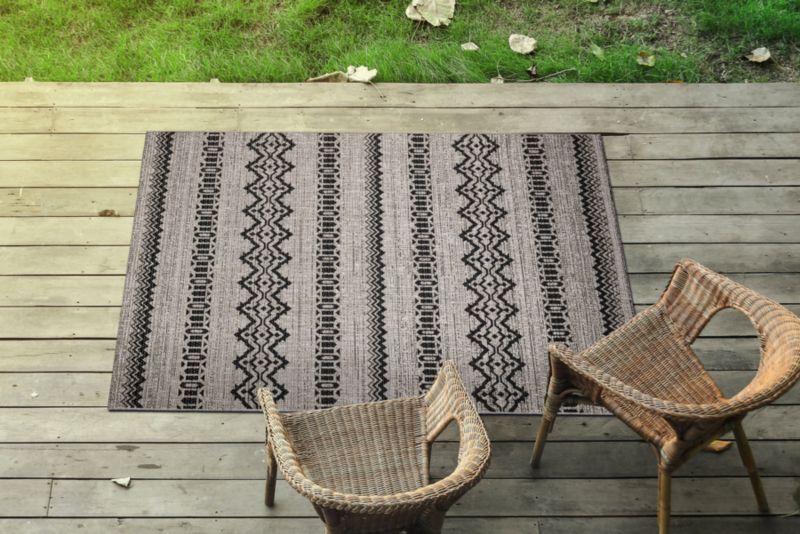 Dywan zewnętrzny Floorlux RugsX 160x230 cm szary DEV909 1 szt.