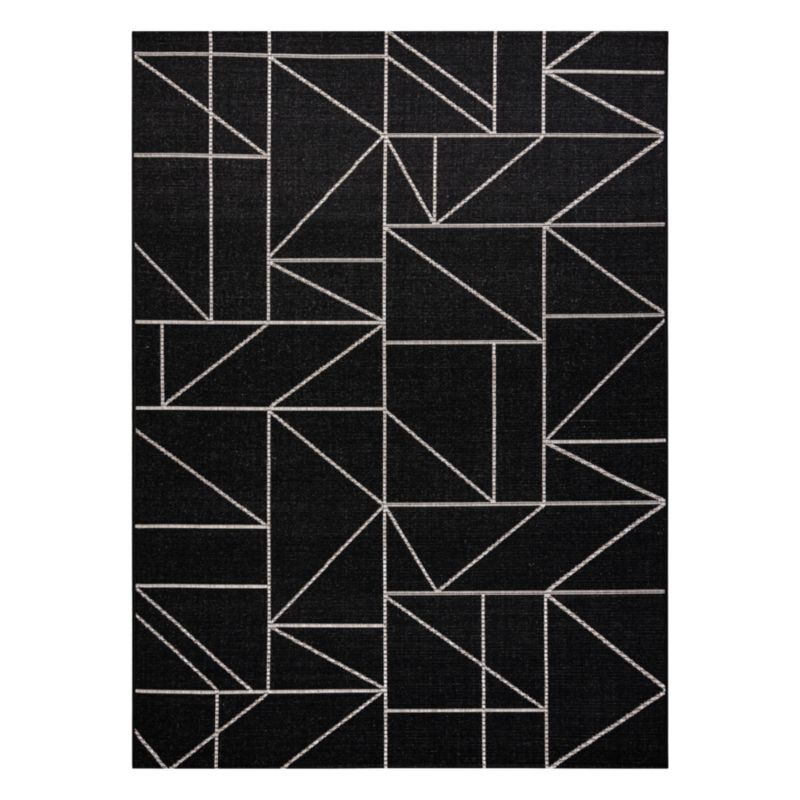 Dywan zewnętrzny Floorlux RugsX 200x290 cm czarny DEV1381 1 szt.