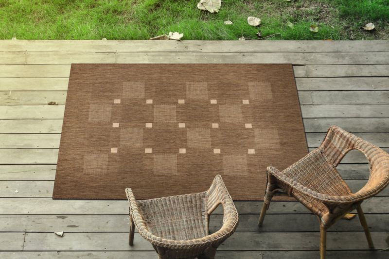 Dywan zewnętrzny Floorlux RugsX 60x110 cm brąz DEV392 1 szt.