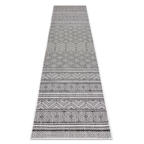 Dywan zewnętrzny Sion RugsX 70x250 cm czarny D738 1 szt.