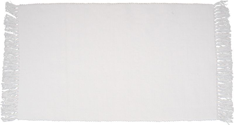 Dywanik 50 x 80 cm biały