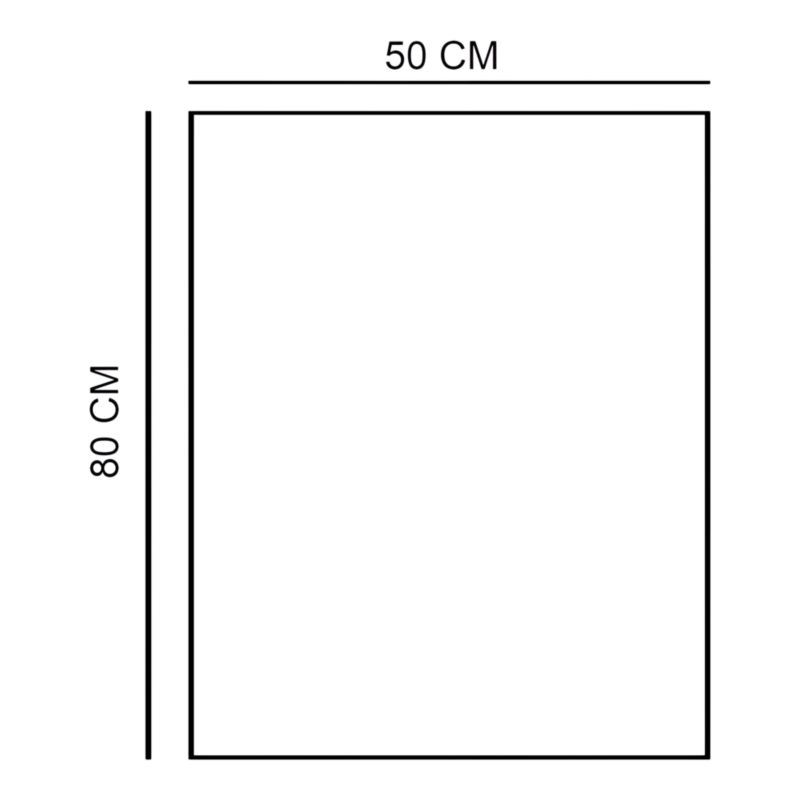 Dywanik 50 x 80 cm cynamonowy