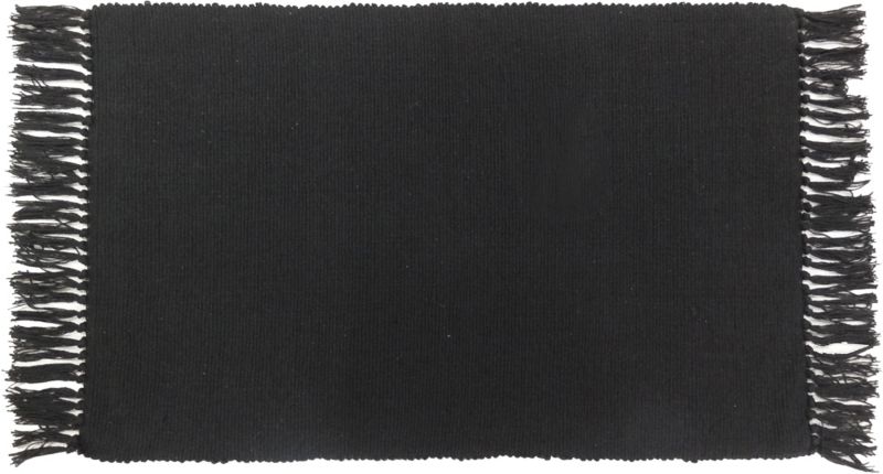 Dywanik 50 x 80 cm czarny