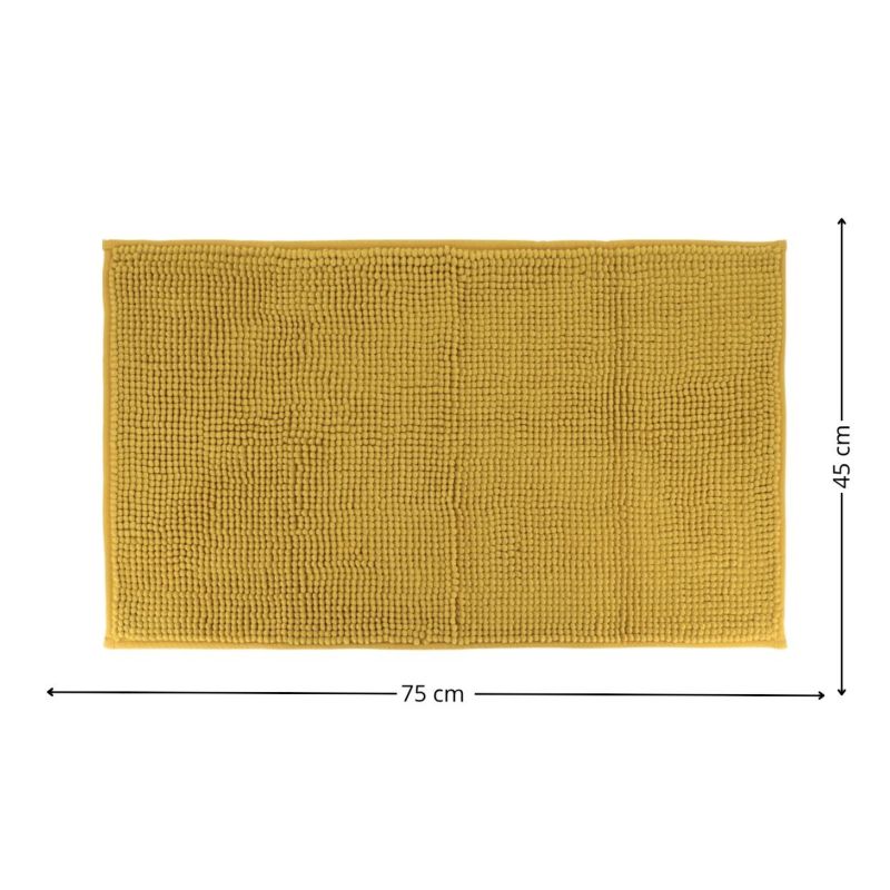 Dywanik łazienkowy Balls Tendance 45x75 cm musztardowy 1 szt.