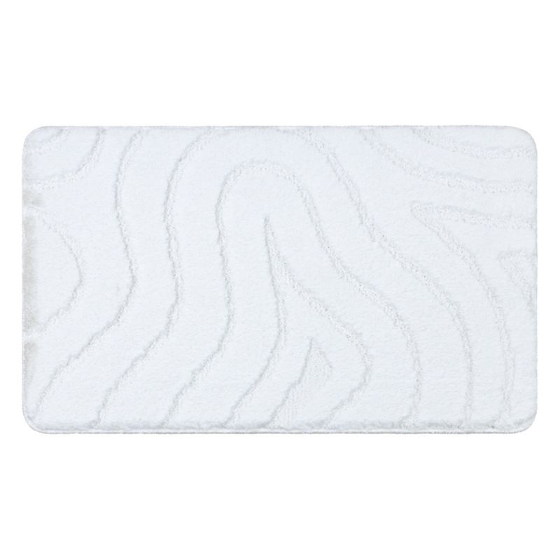 Dywanik łazienkowy Dywaniki łazienkowe RugsX 50x80 cm biały KPL252 1 szt.