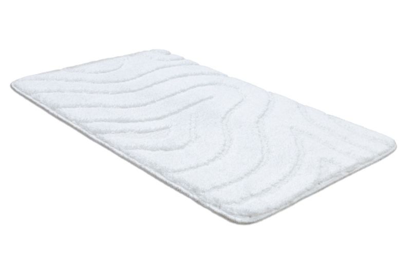 Dywanik łazienkowy Dywaniki łazienkowe RugsX 50x80 cm biały KPL252 1 szt.