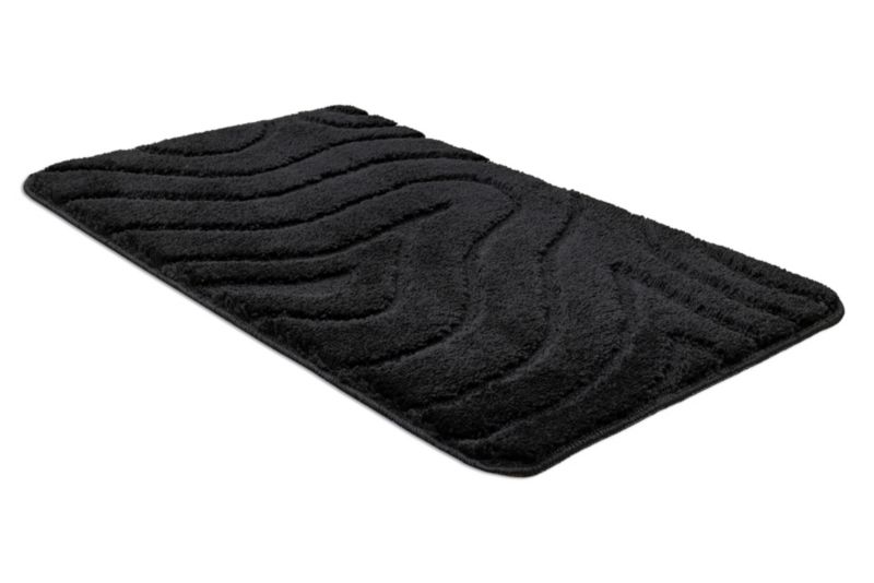 Dywanik łazienkowy Dywaniki łazienkowe RugsX 50x80 cm czarny KPL254 1 szt.