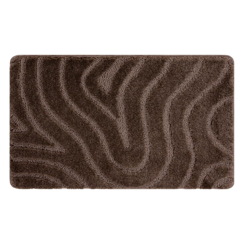 Dywanik łazienkowy Dywaniki łazienkowe RugsX 60x100 cm brąz KPL312 1 szt.