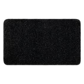 Dywanik łazienkowy Dywaniki łazienkowe RugsX 60x100 cm czarny KPL232 1 szt.
