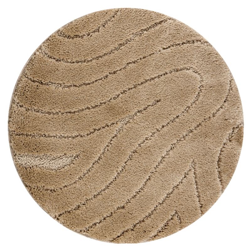 Dywanik łazienkowy Dywaniki łazienkowe RugsX koło 100 cm beż KPL320 1 szt.