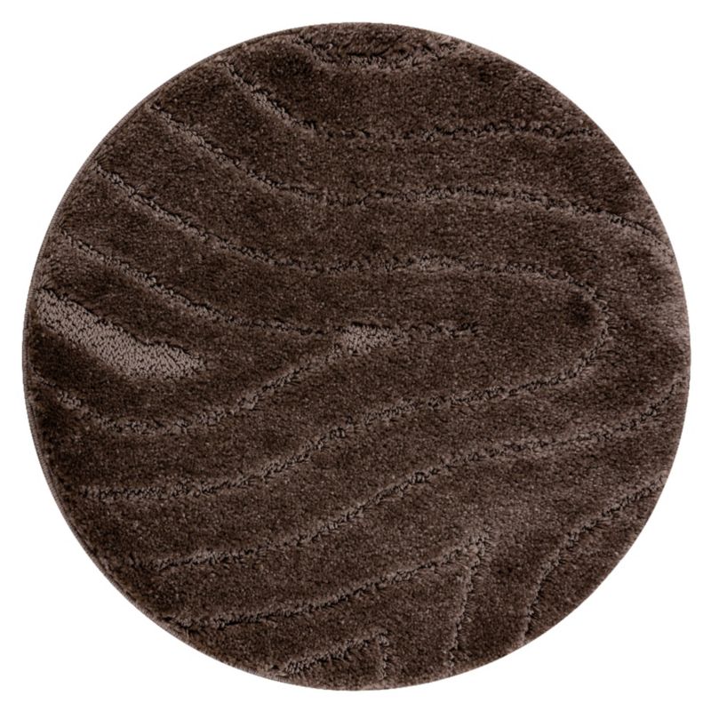 Dywanik łazienkowy Dywaniki łazienkowe RugsX koło 100 cm brąz KPL321 1 szt.