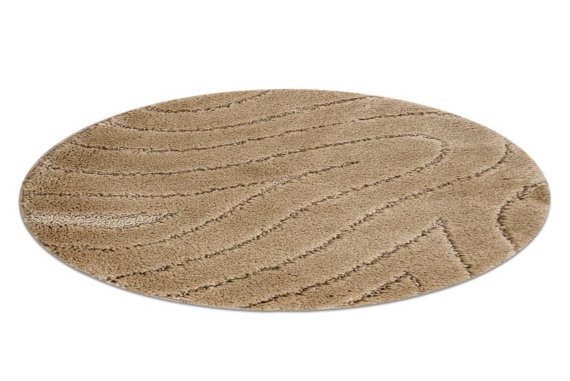 Dywanik łazienkowy Dywaniki łazienkowe RugsX koło 50 cm beż KPL329 1 szt.