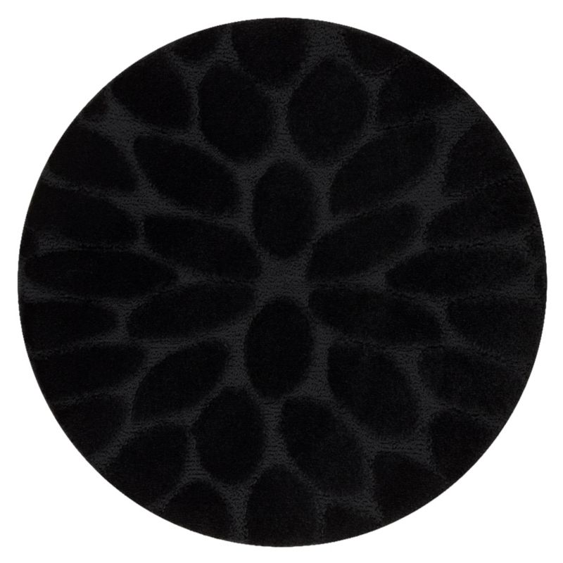 Dywanik łazienkowy Dywaniki łazienkowe RugsX koło 67 cm czarny KPL280 1 szt.