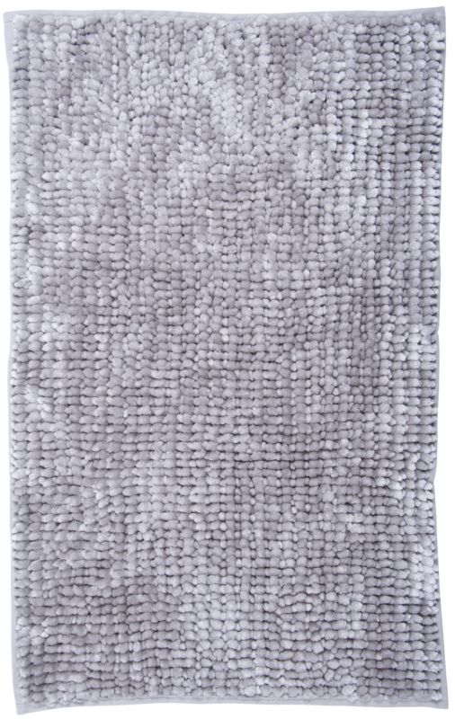 Dywanik łazienkowy Multidecor  Chenille Velvet 50 x 80 cm jasny szary 1 szt.