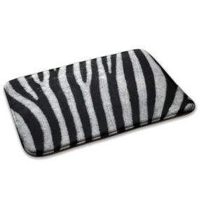 Dywanik do sypialni Tulup 75x45cm Zebra Miękki i antypoślizgowy 1 szt.