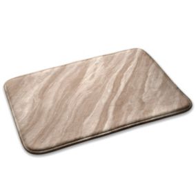 Dywanik do sypialni Tulup 90x60cm Marmurowy wzór Miękki i antypoślizgowy 1 szt.