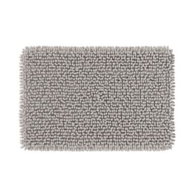 Dywanik łazienkowy GoodHome Graphene 50 x 80 cm szary kamień