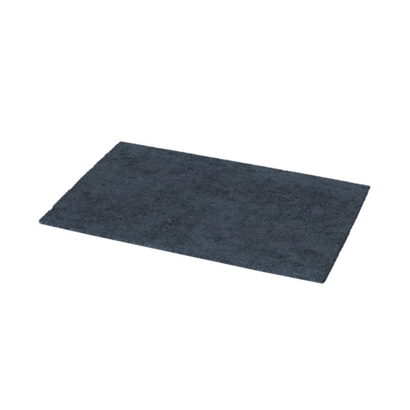 Dywanik łazienkowy GoodHome Koros 50 x 80 cm granatowy