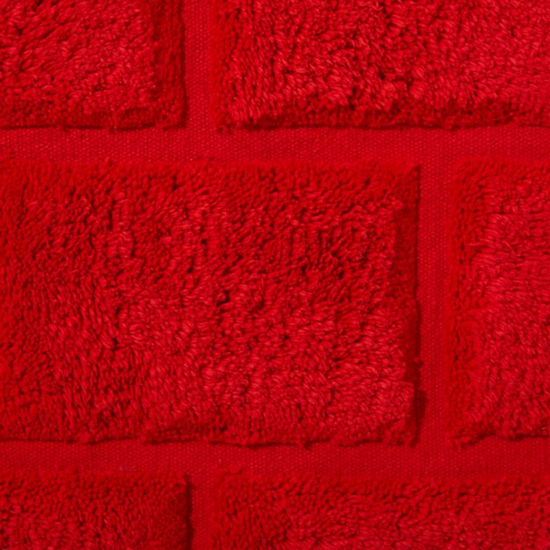 Dywanik łazienkowy Managua 60 x 90 cm czerwony