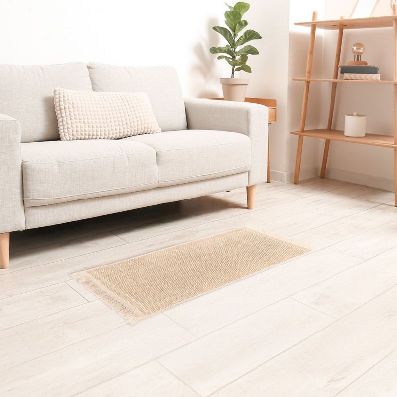 Dywanik LINA Tendance 45x90 cm beż bawełniany 1 szt.