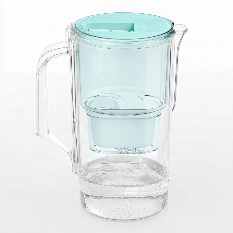 Dzbanek filtrujacy wodę, Wessper, 2.8L, miętowy + filtr wody Wessper AquaMax, 1szt