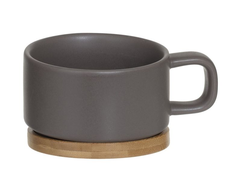 Dzbanek z filiżanką Natural Taupe Secret de Gourmet brązowy 400 ml 1 szt.