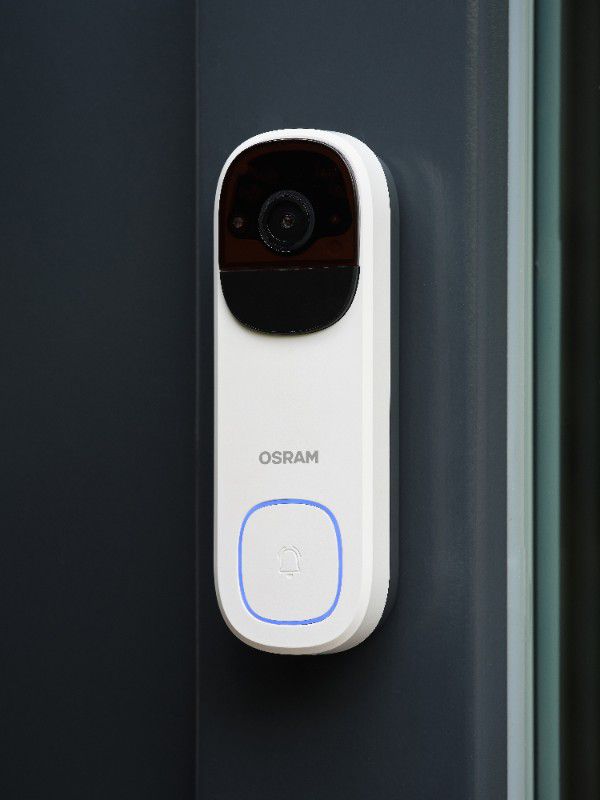 Dzwonek do Drzwi Osram Inteligentny IP66 z Czujnikiem Ruchu i Kamerą Smart+ Wifi 1 szt.