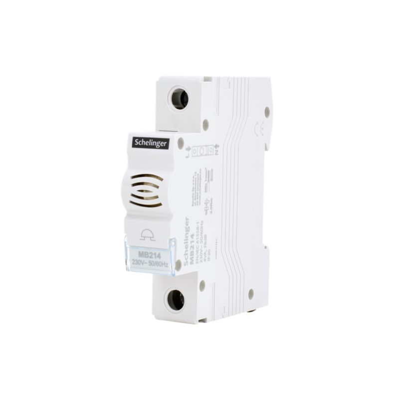 Dzwonek Na Szynę Schelinger 230V 4Va Din Modułowy Kompaktowy 1 Moduł 1 szt.
