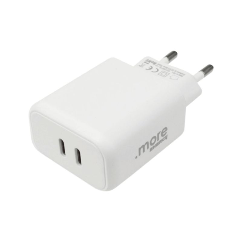 Eco Light Ładowarka Sieciowa 2Xusb-C 20W Biała Me61701