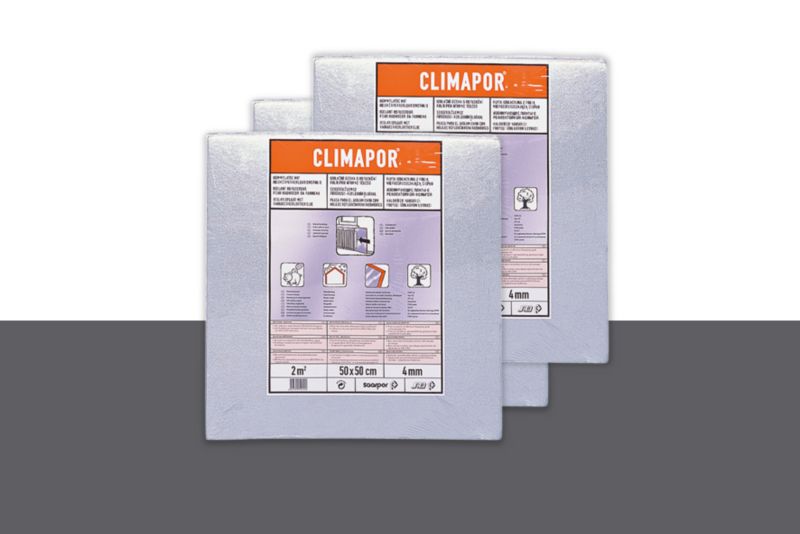 Ekran zagrzejnikowy Climapor 4 mm 0,5 x 0,5 m 8 szt.