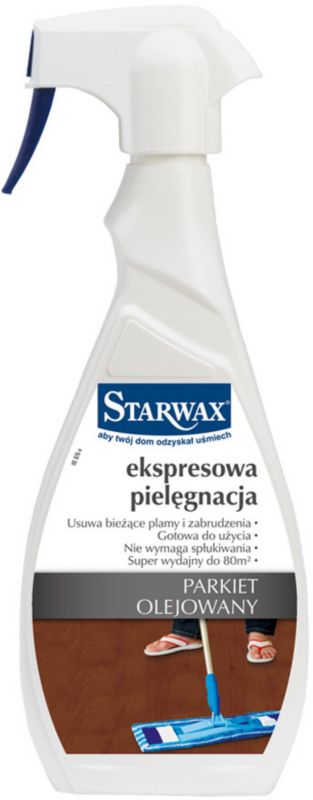 Ekspresowa pielęgnacja parkietów olejowanych Starwax 500 ml