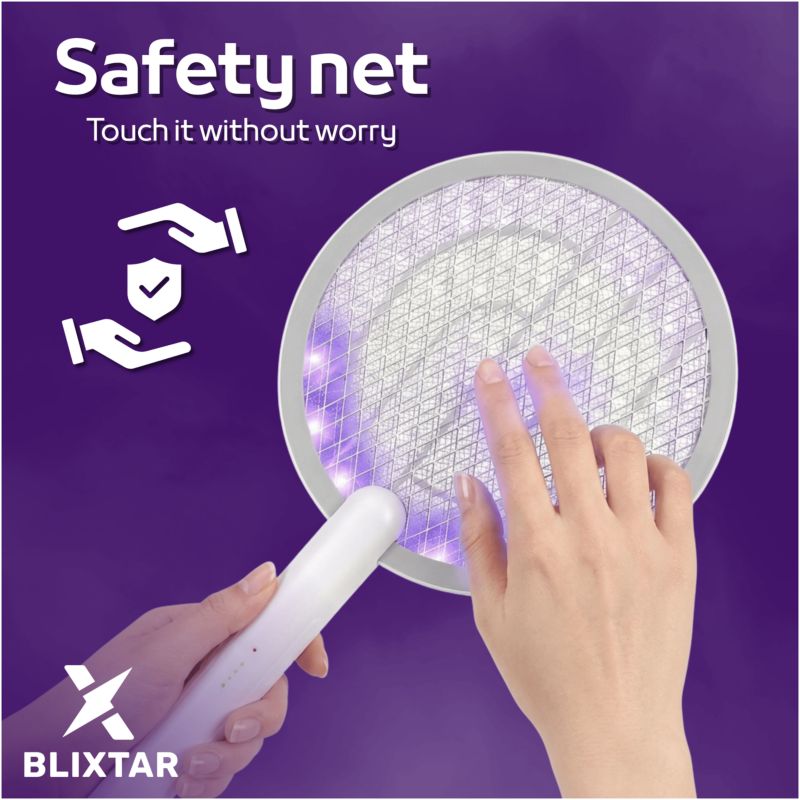 Elektryczna łapka na komary 2W1 Blixtar B-EZO-SWATTER Lampa LED Owadobójcza