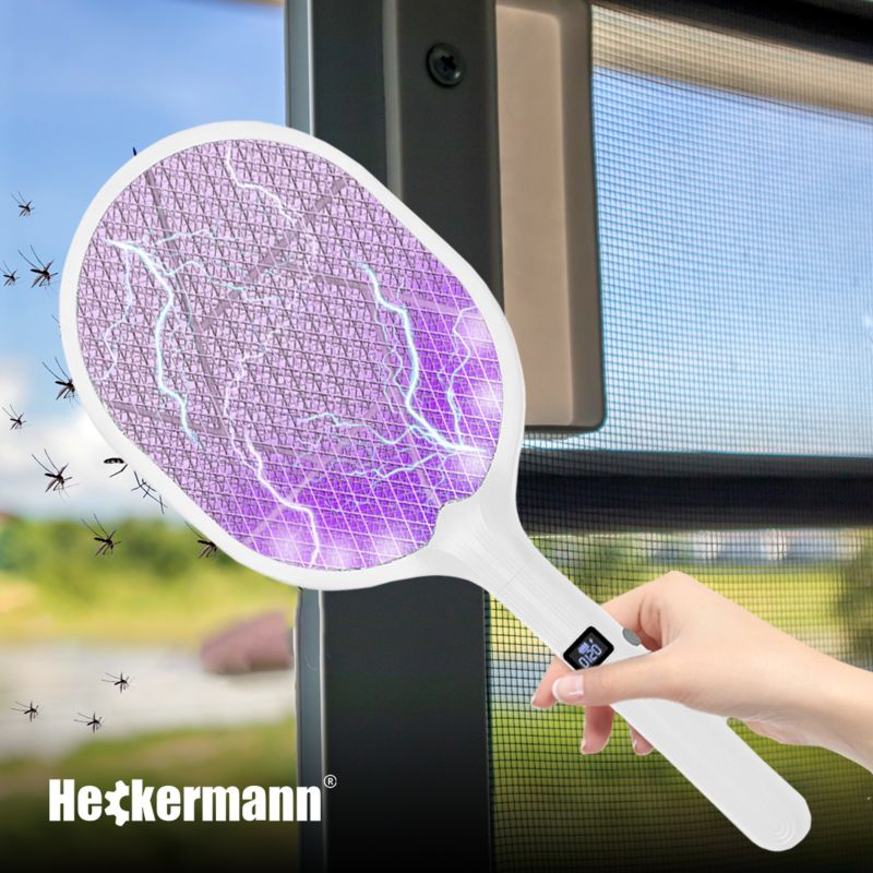 Elektryczna packa na owady Heckermann WD-957 Biała 1szt
