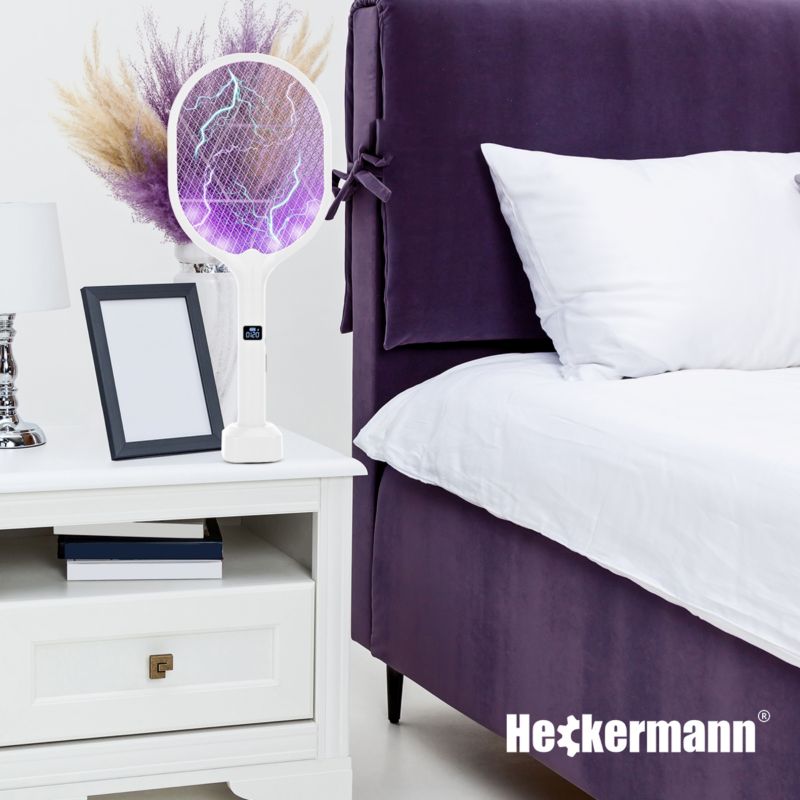 Elektryczna packa na owady Heckermann WD-957 Biała 1szt