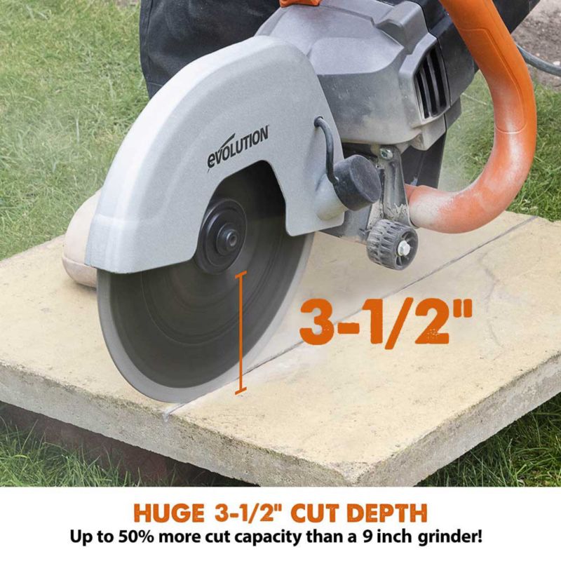 Elektryczna piła do cięcia betonu 230mm Evolution R230DCT bez tarczy diamentowej 1 szt.