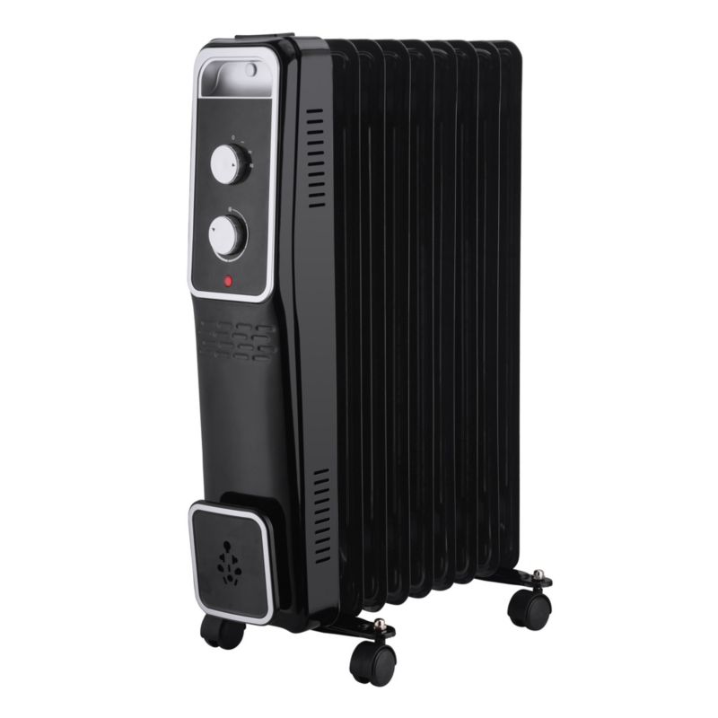 Elektryczny grzejnik przenośny olejowy Sannover Baneos Luxe 2000 W Czarny 1 szt.